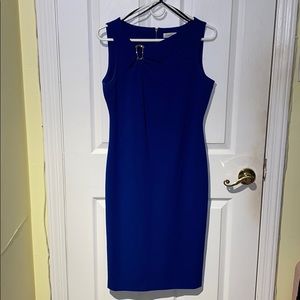 Calvin Klein Royal Blue Midi Dress